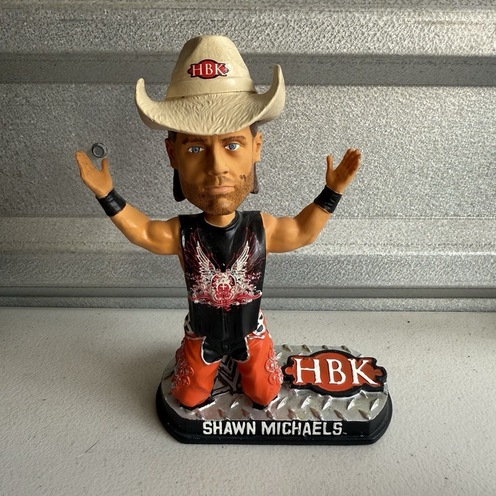 Shawn Michaels Bobblehead WWE WWF HBK Heartbreak‎ Kid FOCO Forever Collectibles